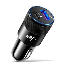 엠비에프 w 엠비에프 38W C타입 PD & QC 3.0 듀얼 차량용 고속 충전기 MBF-CQC38W