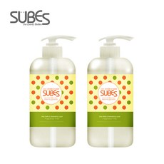 슈베스 젖병세정제 액상 용기 500ml, 2개