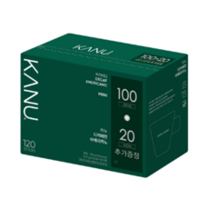 카누 미니 디카페인 아메리카노, 0.9g, 120개입, 3개