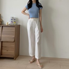 구디프 여성용 페이크레더 크롭 라이더
