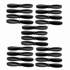 드론프로펠러 20pcs 4D-V9 미니 RC 드론 4DRC V9 프로 펠 러 블레이드 보호 메이플 리프 예비 부품, [01] 20PCS