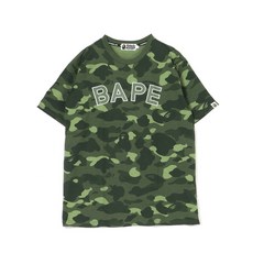 A BATHING APE 베이프 남성 데일리 캐주얼 상의 컬러 카모 BAPE 티셔츠 M