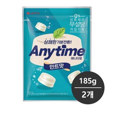 롯데 애니타임 밀크민트, 2개입, 185g