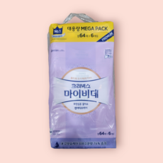무배 크리넥스 마이비데 센서티브케어 캡형(64매x6개), 64매, 6개