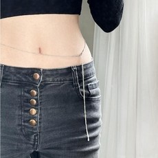 ZW032Jft 소프트 슬림 스네이크 허리 체인 여성 벨트 장식 바디 심플 레이어드 패션