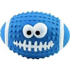 FRCOLOR 2pcs Pet Ball Toy Squeaky Balls Rubber Pig Squeaker Molar Dog Sound Toys Interactive Chew, Bluex2pcs, 9x6.5cmx2pcs, 2개 - 트릿토이