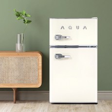 하이얼 아쿠아 ART82MDCLI 미드센츄리모던 소형 레트로 냉장고 82L 방문설치, 단품