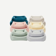 아르르 꿀잠방석v2 겉커버 M사이즈 (6 color) 양면 극세사 사계절 강아지 고양이 방석 알러지케어 쿠션, 더스티 카키, 1개
