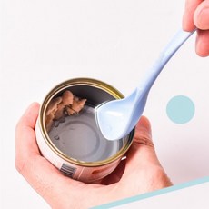 고양이 캔 스푼 반려동물 간식 통조림 사료 숟가락 먹이 주걱, B 블루, 1개