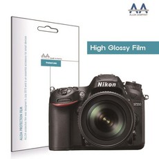 ALLDA 국산필름 카메라LCD보호필름 고투명필름 D7200 카메라고광택필름 allda 보호필름 전면1장후면1장+BIZ!, 본 상품 선택