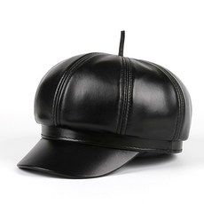 겨울 가을 천계 리얼가죽 모자 남자 중노년층 무스탕 양가죽 팔각모 예술화 하우스 모조 할아버지 어텀