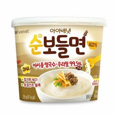 아이배냇 순보들면 쇠고기 28g 안심 어린이집 올바른 팬트리 이유식 간편식, 3개