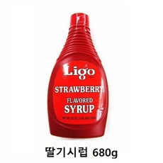 딸기 시럽 와플 팬케이크 빙수 소스 와플재료, 1