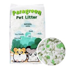 패러그린 펫리터 순수천연 종이베딩10L/그린색상/햄스터/고슴도치/소동물용품, 10L, 1개