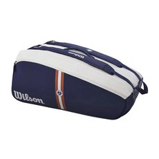  윌슨 WILSON 2023년 롤랑가로스 슈퍼투어 테니스 라켓 가방 백팩 9팩 대용량 프로 배드민턴 가방 남녀 스포츠 운동 멀티백 화이트블루 