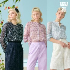 10.[최초가 99000원] ANNA SUI 블라썸 핀턱 아사 블라우스 - 안나수이블라우스