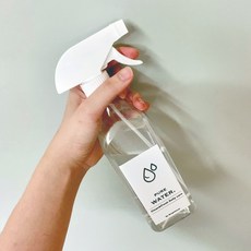 센스뿜뿜 분무기500ML 국내제작 다용도 스프레이용기, 1개, 분무기-베이비화이트500ML