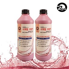 비오랩 부동액 냉각수 사계절 차량용 자동차 안티프리즈 적색, 2개, 1L, 비오랩 고성능부동액 1L/적색
