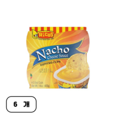 리코스 나쵸치즈소스, 400g, 6개
