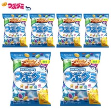 예이니식품 카수가이 쯔부구미 소다향 젤리빈 6개(65gx6개) 과일진저콜라멜론소다그레이프, 65g, 6개