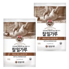 CJ 백설 찰밀가루 3kg