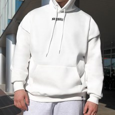 NACHALO 따뜻한 오버핏 기모후드티