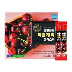 백화점 타트체리 온가족 건강간식 선물용 젤리스틱 30포, 20gX30포, 20g