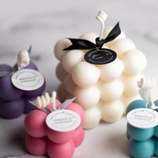 동글큐브캔들만들기