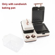 샌드위치 메이커 와플 그릴 아침 식사 기계 음식 찜기 파스타 국수 쿠커 계란 튀김 오믈렛 프라이팬, Only sandwich, 1개