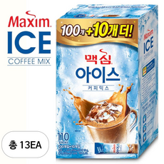 맥심 아이스 커피믹스, 13g, 110개입, 13개