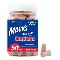 Macks 맥스 맥스코골이 시끄러운 소음 귀마개 50쌍, 1개