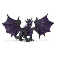 Schleich Eldrador Creatures 섀도우 드래곤 액션 피규어 - 움직일 수 있는 날개가 매우 사실적인 다크 피규어 내구성 및 선물, Shadow Dragon