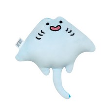모찌모찌 씨푸드 손난로 인형, 13cm, 가오리, 1개 11cm, 가오리