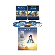 특전 아바타2 물의길 4K UHD ULTRA HD + 3D 블루 레이 블루레이 DVD 오리지널 데칼 포함