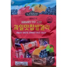 일광 과일맛찹쌀젤리 280g 과일맛 찹쌀젤리 1개