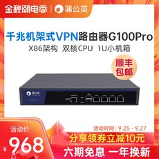 (관부가세별도) Dandelion G100Pro enterprise-class Gigabit Rackmount VPN edge router 1U computing double nuclear power pl-580371450494, 패키지 A / 한세트