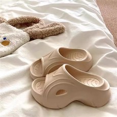 1+1 통굽슬리퍼 아치형 압력분산 무릎보호 근육이완 키높이 비글슬라이드 한예슬 족저근막염슬리퍼