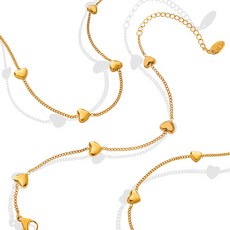 18k하트목걸이팔찌