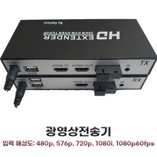 HDMI광익스텐더SC모드광전송기영상전송기, 1개 - hdmi광전송