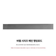 BASISTEM 주방 벽걸이 조미료 보관 랙 정리 시스템 칼 홀더 무타공 설치 내구성 있는, 행잉로드 900mm(측면 플러그 포함), 1개