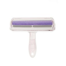 반려동물털제거기 돌돌이 고양이 털 브러쉬 리무버 린트 양방향 개 빗 도구 편리한 청소 베이스 홈 가구 소파 의류, 6) purple, 1개