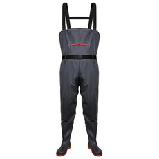 Fowod 가슴장화 해루질 갯벌 낚시 낚시장화 갯벌체험옷, 290, 블랙