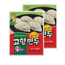 해태제과 고향만두 1.2kg 2봉 /냉동만두/대용량, 1