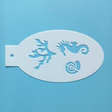 DIY 맞춤 얼굴 그림 재사용 가능 템플릿 레인보우 유니콘 뷰티 천사 건강 파티 메이크업 드로잉 문신, [14] A22, 1개