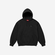 슈프림 스몰 박스 드로우코드 후드 스웨트셔츠 블랙 - 23FW Supreme Small Box Drawcord Hooded Sweatshirt Black