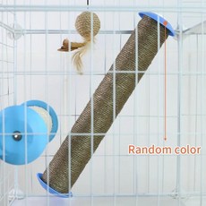 고양이 스크래치 포스트 교체 부품 익스텐션 시살 트리 리필 폴, Hang brown sisal, D.20x6.5cm, 1개