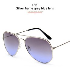 ANYOU 선글라스 UV400 그라데이션 파일럿 안경 선글라스