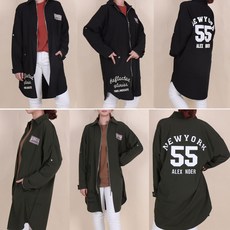 사입자mall J828 뉴욕 알렉스 야상 간절기 롱 여성점퍼