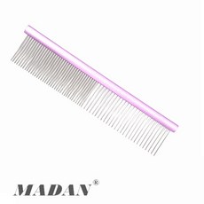 마단 표준콤 학원용콤 Comb 강아지빗 일자빗 모든견종 가능, 7.5인치 19Cm 칼라콤 MAC-190V Purple