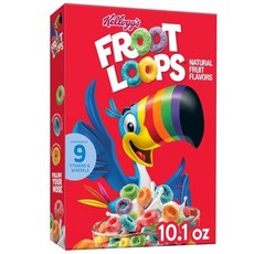 켈로그 프룻룹스 시리얼 (사이즈옵션) Kellogg's Froot Loops Cereal, 1개, 286g